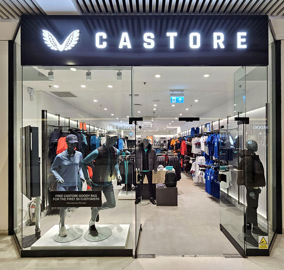 Castore shopfront
