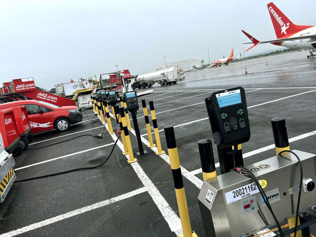 Glasgow Airport EV chargers hero image