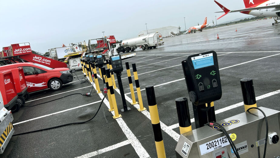 Glasgow Airport EV chargers hero image